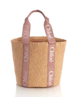 Chloé Woody Tote Women's bags Small Black Leather New