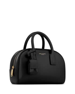 Saint Laurent Sac de Jour Top Handle Women's bags Nano Dark Beige Leather Silver New