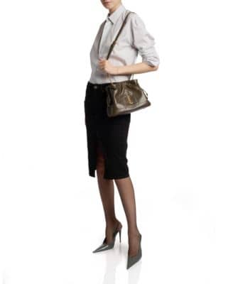 Saint Laurent Jamie Pouch Women's bags Unspecified Black Lambskin Gold New