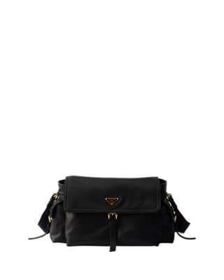 Prada Explore Shoulder Bag Women's bags Small Black Re-Nylon New