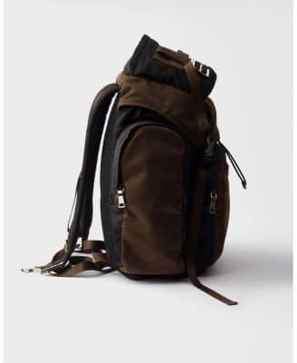 Prada Re-Nylon Backpack Women's bags Small Backpack Black Re-Nylon + Saffiano Leather New