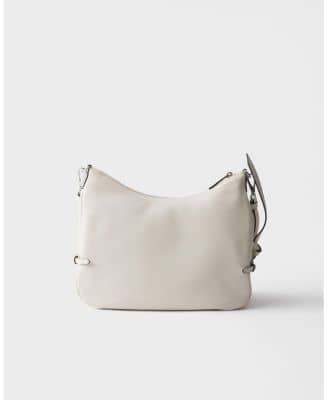 Prada Fold Women's bags Large White Leather New