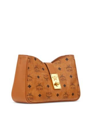 MCM Tracy Women's bags Cognac Calfskin Crossbody Mini New