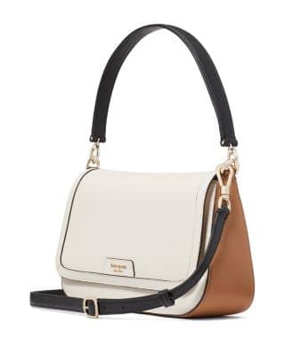 Kate Spade Hudson Women's bags Parchment Pebbled Leather Convertible Crossbody Unspecified New