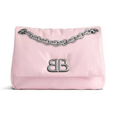 Balenciaga Monaco Shoulder Bag Women's bags Mini Yellow Quilted New