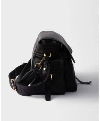 Prada Explore Shoulder Bag Women's bags Small Black Re-Nylon New