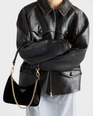 Prada Re-Edition Crossbody Women's bags Black Re-Nylon New
