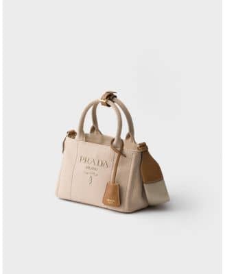 Prada Jardinière Women's bags Large Blue Canvas (Cotton Canvas) New