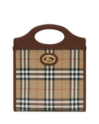 Burberry Pocket bag Top Handle Women's bags Mini Archive Beige Canvas New