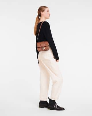 Longchamp Box-Trot Women's bags Cognac Small New