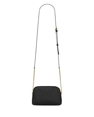 Saint Laurent Gaby Pouch Women's bags Unspecified Rouge Legion Quilted Gold New