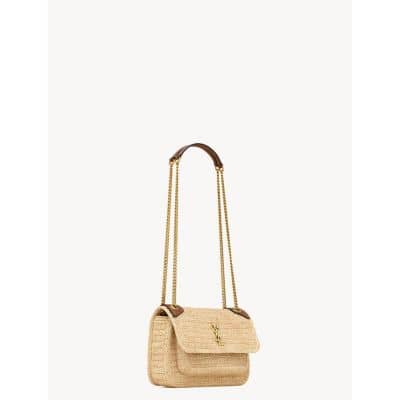 Saint Laurent Niki Women's bags Unspecified Light Musk Calfskin New