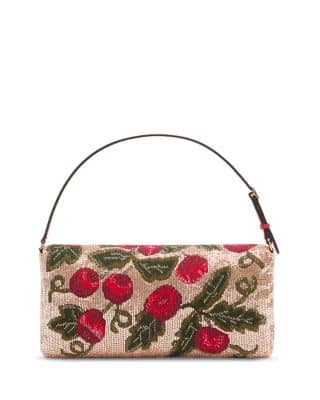 Valentino Garavani DeVain Shoulder Bag Women's bags Black Fabric New