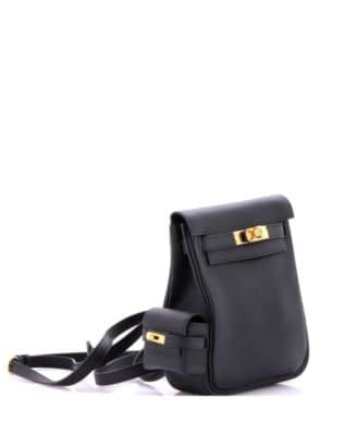 Hermès Kelly Backpack Women's bags Unspecified Black Swift Gold New