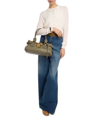 Chloé Paddington Women's bags Small Paddington Grey Leather New