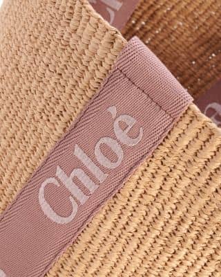 Chloé Woody Tote Women's bags Small Black Leather New