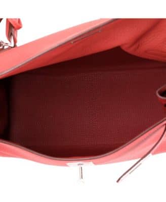 Hermès Kelly Top Handle Women's bags Unspecified Rose Sakura Leather Silver New