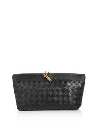 Bottega Veneta Andiamo Pouch Women's bags Unspecified Black Nappa Intrecciato New