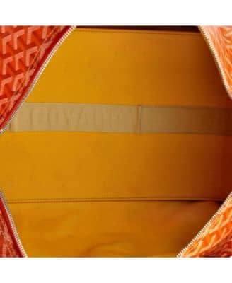 Goyard Croisière Women's bags 50 Orange Goyardine Coated Canvas New