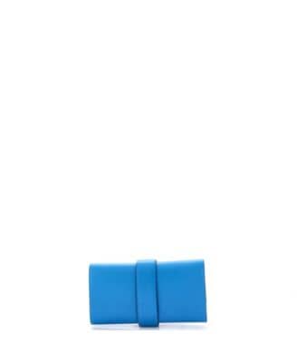 Hermès Médor Clutch Women's bags Bleu Nuit Chevre Mysore Palladium New