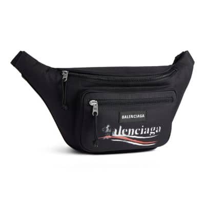 Balenciaga Explorer Belt Bag Women's bags Black Nylon New