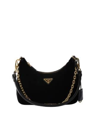Prada Re-Edition Crossbody Women's bags Black Re-Nylon New