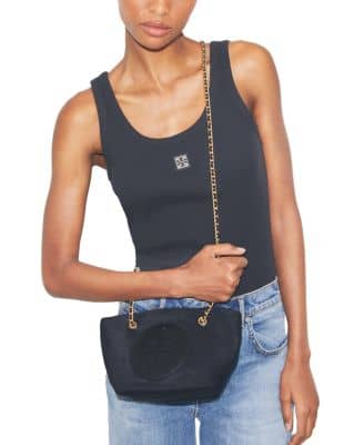 Tory Burch Ella Bucket Bag Women's bags Small Black Recycled Nylon New