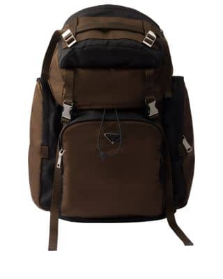 Prada Re-Nylon Backpack Women's bags Small Backpack Black Re-Nylon + Saffiano Leather New