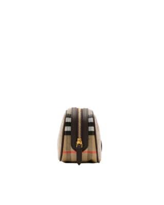 Burberry Highlands Pouch Women's bags Unspecified Sand Canvas New