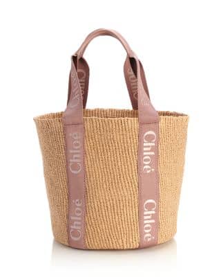 Chloé Woody Tote Women's bags Small Black Leather New