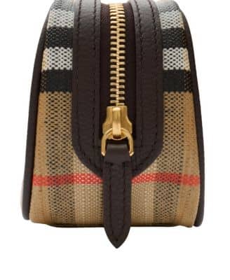 Burberry Highlands Pouch Women's bags Unspecified Sand Canvas New