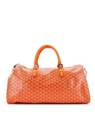 Goyard Croisière Women's bags 50 Orange Goyardine Coated Canvas New