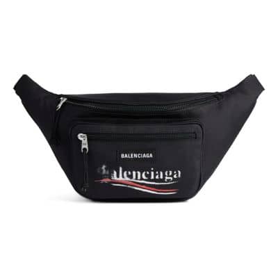 Balenciaga Explorer Belt Bag Women's bags Black Nylon New