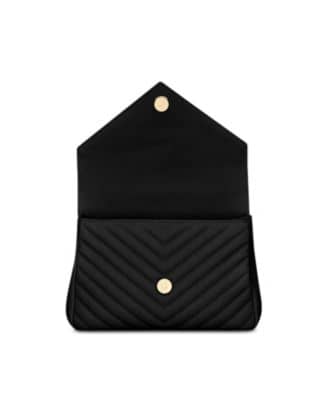 Saint Laurent College Shoulder Bag Women's bags Large Black Monogram New