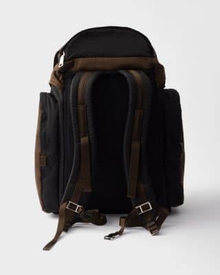 Prada Re-Nylon Backpack Women's bags Small Backpack Black Re-Nylon + Saffiano Leather New