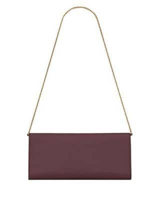 Saint Laurent Kate Clutch Women's bags Unspecified Dark Beige Grain De Poudre Gold New