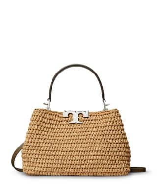 Tory Burch Eleanor Crossbody Women's bags Mini Honey Comb Raffia New