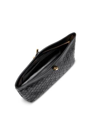Bottega Veneta Andiamo Pouch Women's bags Unspecified Black Nappa Intrecciato New