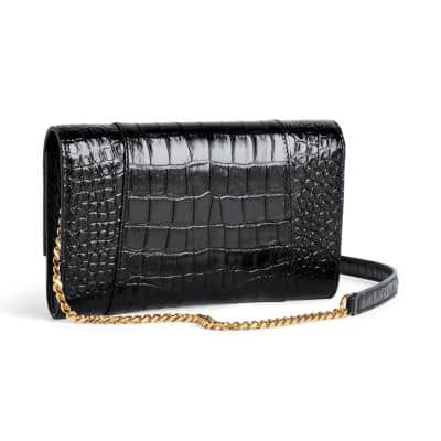 Balenciaga Hourglass Crossbody Women's bags Unspecified Black Crocodile New