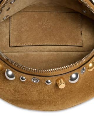 Valentino Garavani Nellcôte Women's bags Belt Bag Havana Beige Suede New