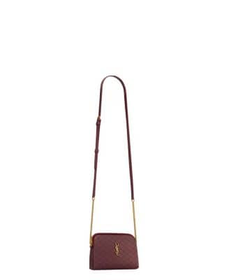Saint Laurent Gaby Pouch Women's bags Unspecified Rouge Legion Quilted Gold New
