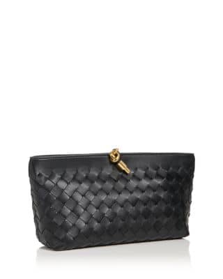 Bottega Veneta Andiamo Pouch Women's bags Unspecified Black Nappa Intrecciato New