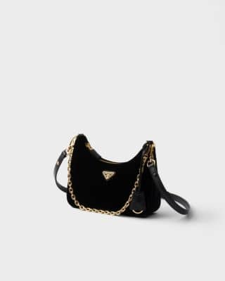Prada Re-Edition Crossbody Women's bags Black Re-Nylon New