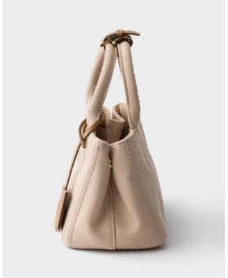 Prada Jardinière Women's bags Large Blue Canvas (Cotton Canvas) New
