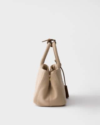 Prada Jardinière Tote Women's bags Mini Black Canvas (Cotton Canvas) New