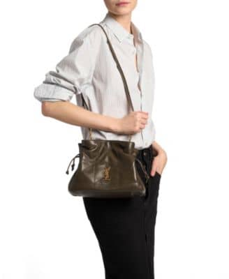 Saint Laurent Jamie Pouch Women's bags Unspecified Black Lambskin Gold New