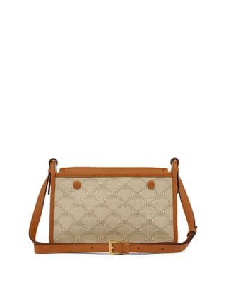 MCM Himmel Women's bags Oatmeal Lauretos Crossbody Small New