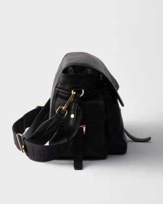 Prada Explore Shoulder Bag Women's bags Small Black Re-Nylon New
