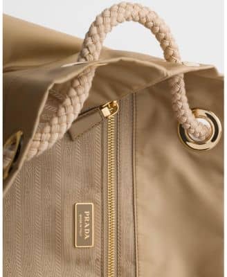 Prada Mariner Women's bags Small Bucket White Nylon New