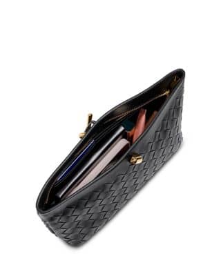 Bottega Veneta Andiamo Pouch Women's bags Unspecified Black Nappa Intrecciato New